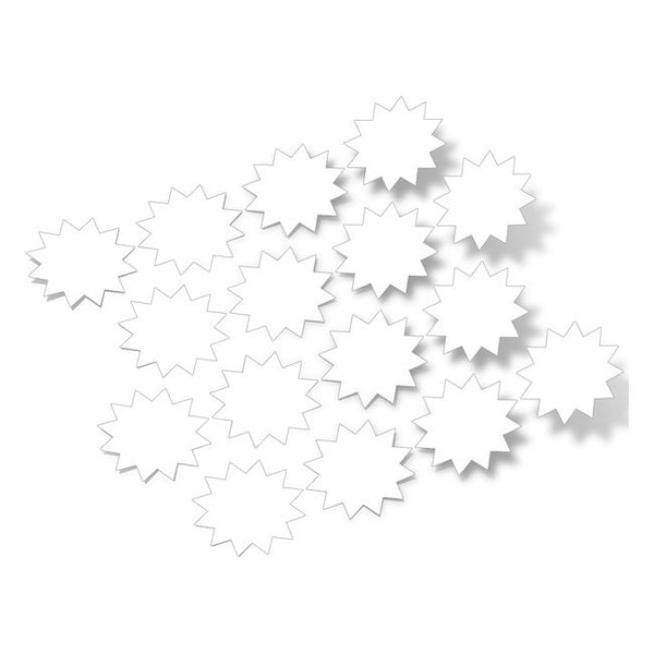 White Starburst Vinyl Wall Decals star burst