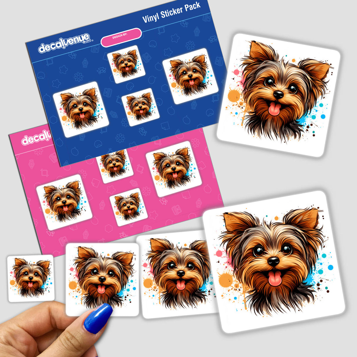 Crazy Yorkie Splatter