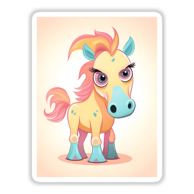 Adorable Angry Horse