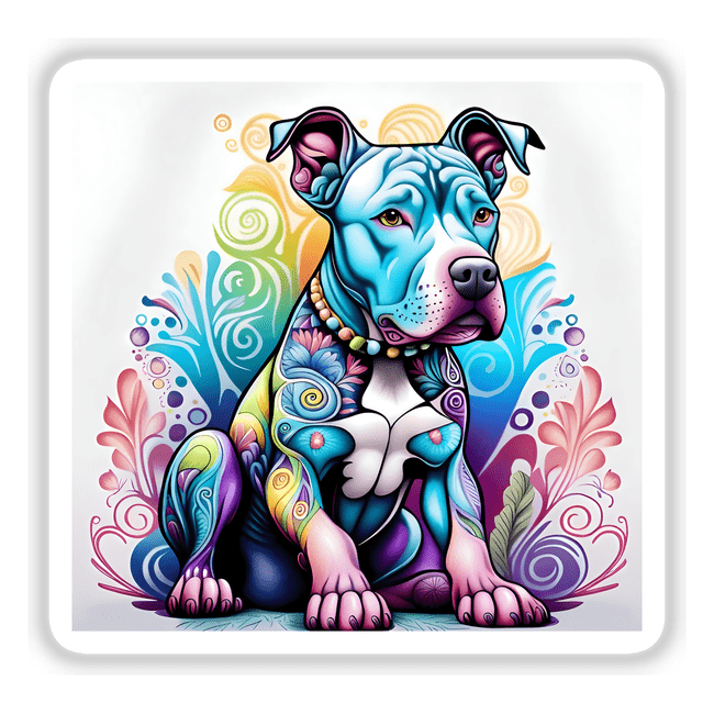 Curly Swirly Pitbull