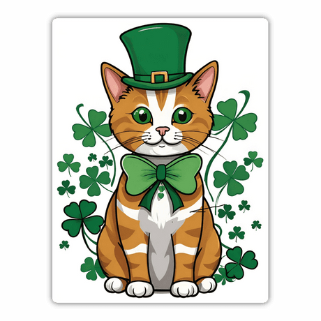 Cat Celebrating St. Patrick’s Day