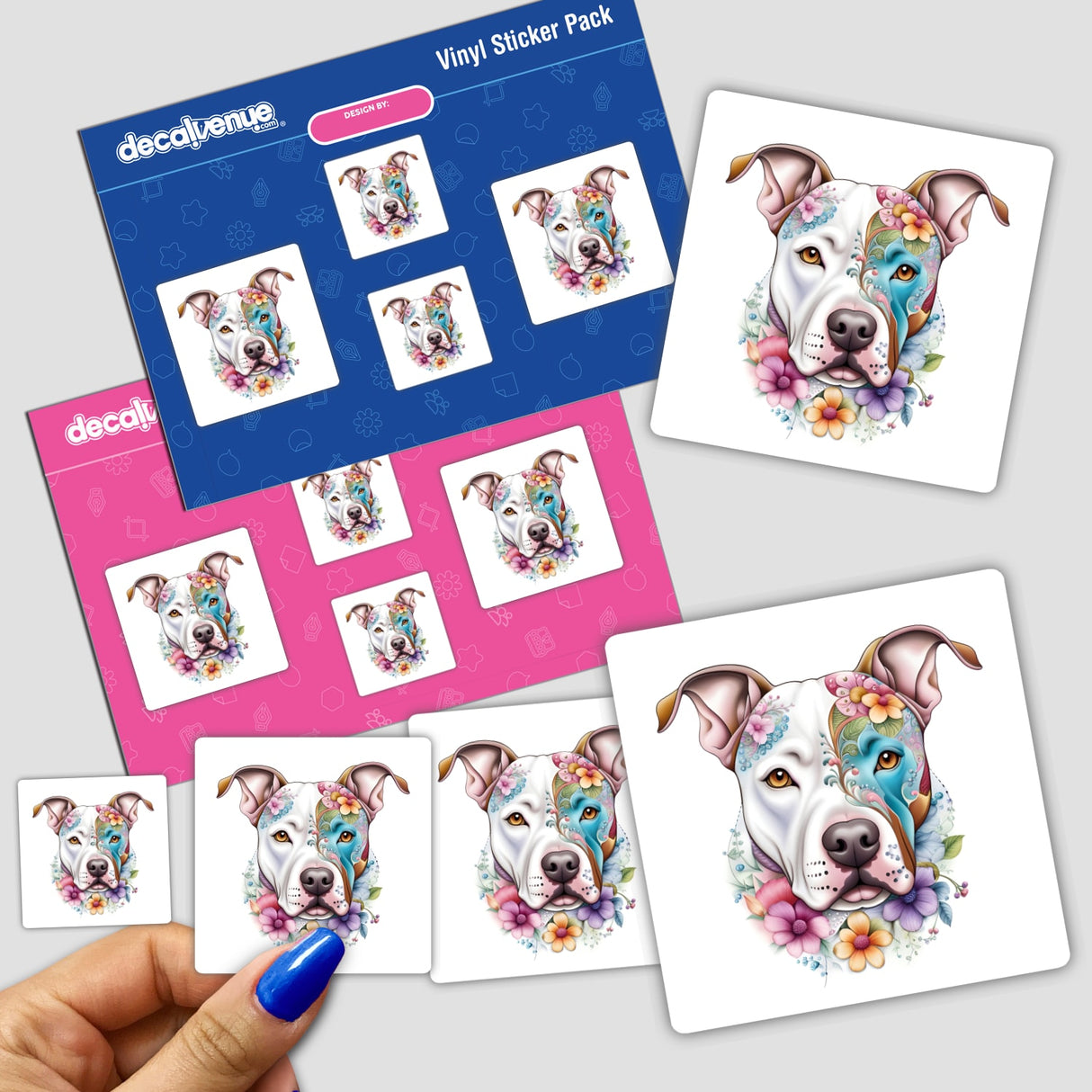 Floralicious Pitbull Face