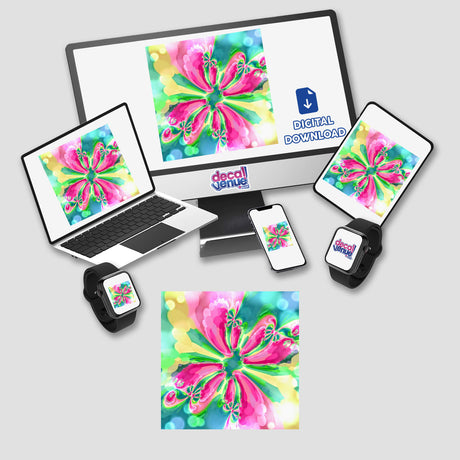 Live-ly Abstract Flower Design w/Highlights ~ 2.13.24.2
