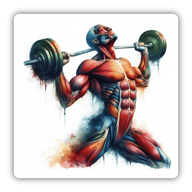 Human Anatomy Weightlifter