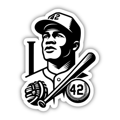 Jackie Robinson African American Black History Month Educational Inspirational History
