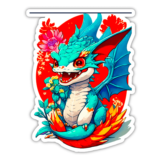 Bluey The Cute Baby Dragon