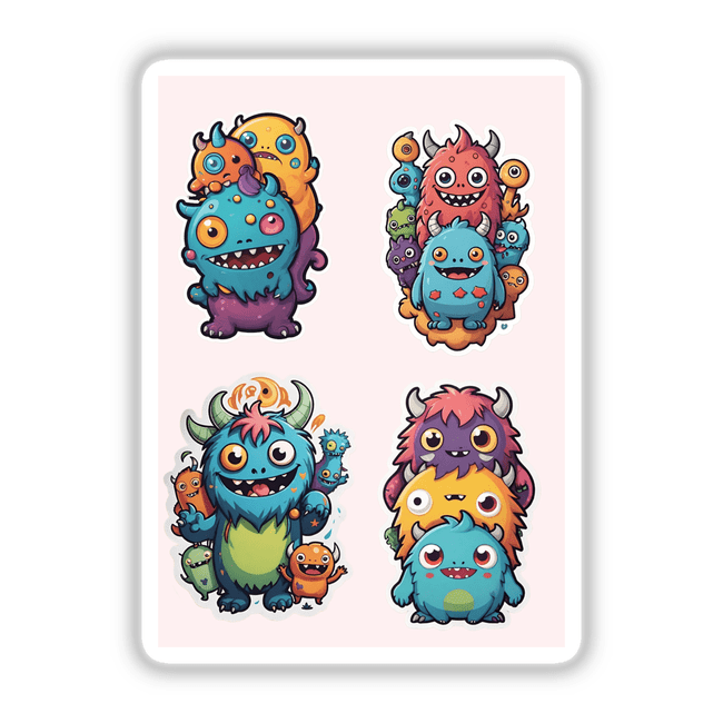 Little Monsters Stickers Pack 10