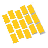 Yellow Rectangles Vinyl Wall Decals