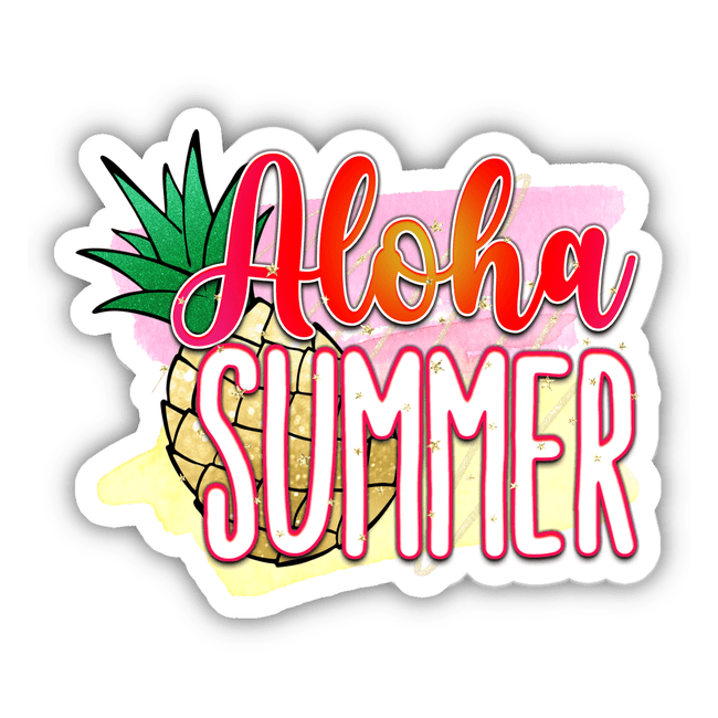 Aloha Summer Sticker